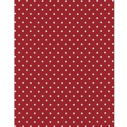 DOT RED W/WHITE