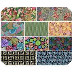 KAFFE COLLECTIVE AUG 2024 DARK COLLECTION FAT QUARTERS