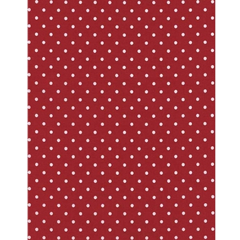 DOT RED W/WHITE