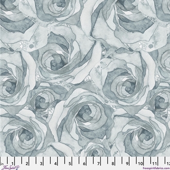 BRUSHSTROKE BY SHELL RUMMER
ORGANIC ROSES SILVER BLUE