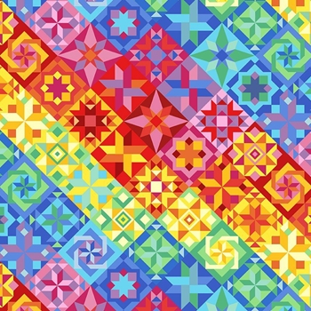 108 WIDE BRIGHT QUILT PATTERN