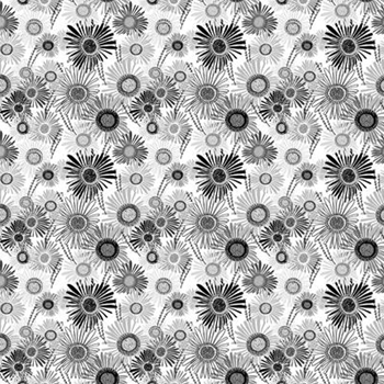 MERLOT CRAZY DAISIES WHITE