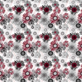 MERLOT CRAZY DAISIES MULTI COLOR